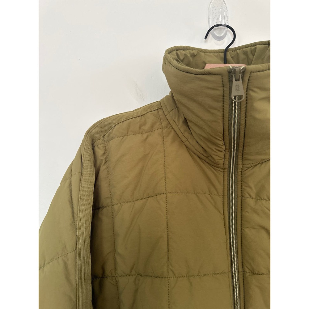 Free People Olive Green Quilted Puffer Jacket - Picture 3 of 6